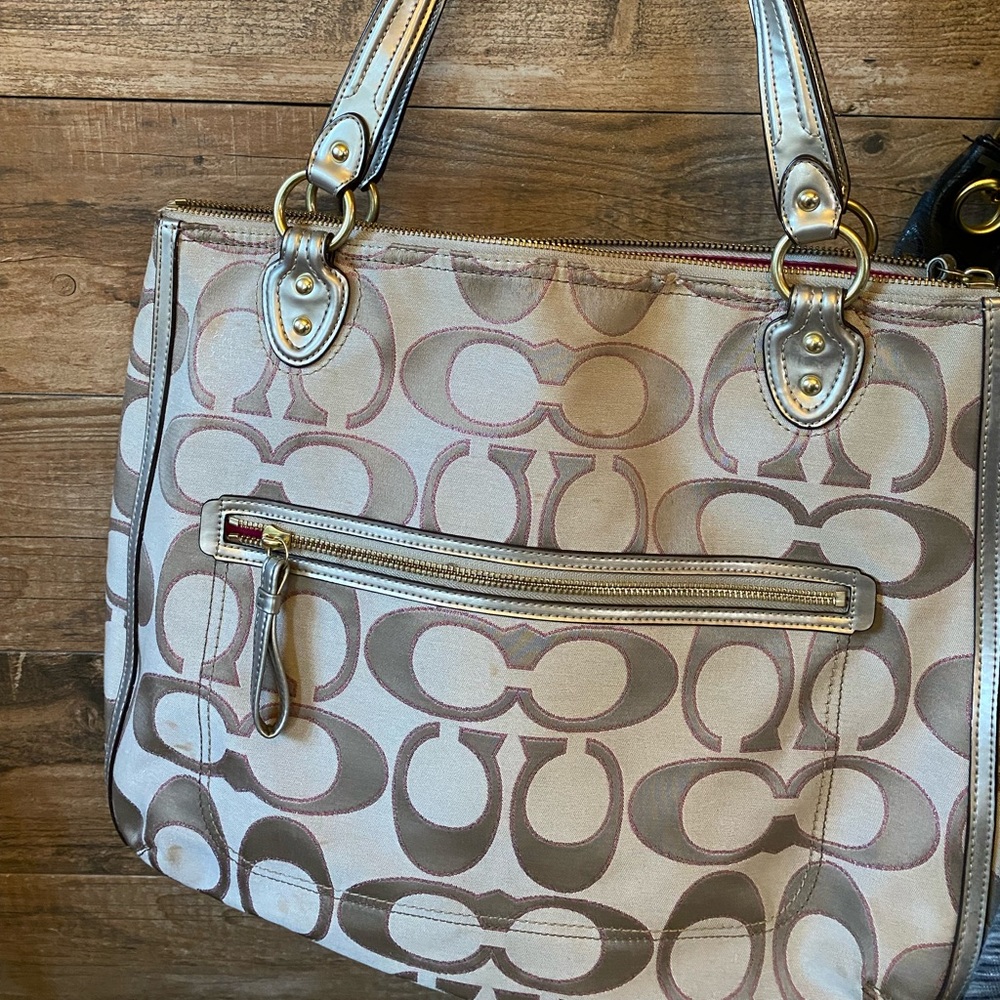 Large coach tote